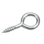 Richelieu 2504XR  3/32" x 1" Screw Eye with Zinc Finish - 14 per Package Image 0