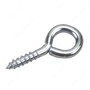 Richelieu 2508XR  5/32" x 1-1/2" Screw Eye with Zinc Finish - 8 per Package Image 0
