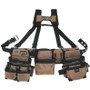 Bucket Boss 55185-TN  3 Bag Tool Belt Framer Rig Tan Image 0