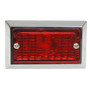 Peterson V126R  Rectangle Clearance/Side Marker Light Red Image 0