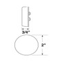 Peterson V146R   2" Clearance & Side Marker Light Sealed Red Image 1