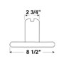 Peterson V428 09  License Plate Bracket Image 1