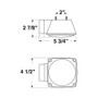 Peterson V452L  Submersible Combination Tail Light w/License Plate Light - Left Hand (Drivers Side) Image 1