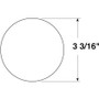 Peterson V475R  Reflector   Round Quick Mount   Red   1 per pack. Image 1