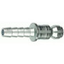 Tru-Flate 12-117  1/4" Tru-Flate Design ("T" Style) Air Line Quick Disconnect Coupler Plug with 1/4" ID Hose Barb Image 0