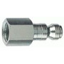 Tru-Flate 12-135  1/4" Tru-Flate Design ("T" Style) Air Line Quick Disconnect Coupler Plug with 1/4" NPT Female Thread Image 0