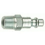 Tru-Flate 12-225  1/4" Industrial / Milton Design ("I/M" Style) Air Line Quick Disconnect Coupler Plug with 1/4" NPT Male Thread Image 0