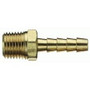 Tru-Flate 21-123  1/4" NPT Male x 1/4" ID Hose Barb Fitting - Brass Image 0