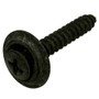Pico 6335C  #10 x 1" Black Trim Screw with Countersunk Washer 15 per Package Image 0