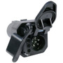 Pico 6573PT  7-Way RV Blade Male to Both 6-Way Round and 4-Way Flat Female Trailer Connector Adapter Image 0