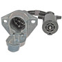 Pico 6586PT  7-Way Round Pin Male to 7-Way RV Blade Female Trailer Connection Adapter Image 0