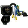 Pico 6593PT  7-Way RV Blade Female Trailer Connector Socket with 4-Way Flat Male Trailer Connector (47205) Image 0