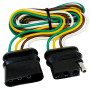 Pico 6596PT  4' Long 4-Way Flat Trailer Connector Extension Image 0 Pico 6596PT  4' Long 4-Way Flat Trailer Connector Extension Image 0