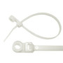 Pico 7086A  7-1/2" 50 lbs #10 Mount Hole Nylon Tie Wrap 1000 per Package Image 0