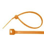 Pico 7094A  7" Orange Nylon 50 lbs Tie Wraps 1000 per Package Image 0