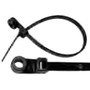 Pico 7098ET  11" 50 lbs Black #10 Mount Hole Nylon Tie Wrap 50 per Package Image 0