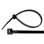 Pico 7108A  18" 120 lbs Black Heavy Duty Nylon Tie Wrap 50 per Package Image 0