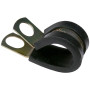 Pico 7531A  4" ID Rubber Insulated Clamps 5/8" Zinc Plated Steel with 3/8" Mounting Hole 100 per Package Image 0