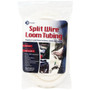 Drossbach KITBAG012  White Corrugated Tubing - Split Loom 1/2" x 8' Image 1