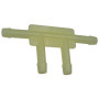 Pico 5227PT  3/16" ID 4-Way Vacuum Line Connectors High Impact Nylon Barbed to Hold Hose -  3 per Package Image 0