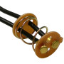Pico 5421A  Universal Double Contact Replacement Lamp Socket Pigtail 2-18ga Leads with Fiber Washer 25 per Package Image 0