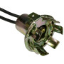 Pico 5441PT  Stop-Tail-Turn -Park Light Socket Double Contact with Ground Terminal 2-16ga Leads (D1AZ-13410-B, D2OZ-13410-B) for Ford Vehicles 1970-1980 Image 0