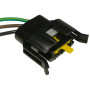 Pico 5484PT  90 Degree Socket Base Wedge Bulb Black for Bulb 5486 and 5487 3-18ga Leads Compatible with Ford Vehicles 1991-On Image 0