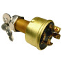 Pico 5529PT  12 Volt 15 Amp Brass Heavy Duty Ignition Starter Switch 3-Position Image 0