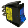 Pico 5532PT  12 Volt 16 amp On-Off Blue Illuminated Rocker Switch Flush Mount 1 per Package Image 0