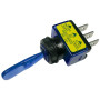 Pico 5537A  12 Volt 16 Amp On-Off Toggle Switch 1" Blue Illuminated Handle SPST 25 per Package Image 0