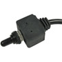 Pico 5589A  12 Volt 25 Amp Momentary On-Off-Momentary On Waterproof Toggle With Boot SPDT - 3 Position 25 per Package  Image 0