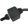Pico 5589PT  12 Volt 25 Amp Momentary On-Off-Momentary On Waterproof Toggle With Boot SPDT - 3 Position 1 per Package  Image 0