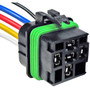 Pico 5667A  Relay Five Lead Wiring Pigtail 3-12ga and 2-18ga Leads Compatible with GM Vehicles - 25 per Package Image 0
