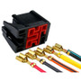 Pico 5765A  Horn and Blower Relay Harness Repair Kits Five Lead Wiring Pigtail 1-10ga 1-12ga 1-14ga 1-16ga 1-18ga Leads Compatible with Ford Vehicles - 25 Sets per Package Image 0
