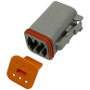 Pico 5997A  Replacement 6-Way Male Housing and Wedge Set Compatible with Deutsch / Wedgelock Connector - 100 Sets per Package Image 0