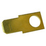 Pico 1596A  Electrical Wiring Brass 0.250" Male Tab with #10 Stud Hole 1000 Per Package Image 0