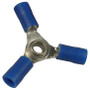 Pico 1820D  16-14 AWG(Blue)  Flared Vinyl Insulated Electrical Wiring 3-Way Electrical Wiring Connectors 3 Per Package Image 0