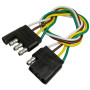 Pico 1873A  4-Way Trailer Electrical Connector 12" Male and Female 50 Per Package Image 0