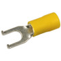 Pico 1933PT  12-10 AWG(Yellow)  Flared Vinyl Insulated Electrical Wiring #6 Flanged Spade Terminals 50 Per Package Image 0