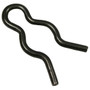 Pico 0001-H  90 Piece Hair Pin Retainer Assortment Kit 6 Sizes from 1/16" to 3/8" Groove in Plastic Kit Box Image 1