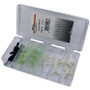 Pico 0002-W  18 Piece Vacuum Line Plastic Hose Connector Assortment Kit 6 Sizes from 1/8" to 1/4" Hose ID in Plastic Kit Box Image 0