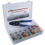 Pico 0003-DT  125 Piece Open Barrel Electrical Connector Assortment Kit with Tool in Plastic Kit Box Compatible with Deutsch Image 0