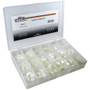 Pico 0003-N  140 Piece Nylon Wiring Clamp Assortment Kit 10 Sizes from 1/8" to 1" ID in Plastic Kit Box Image 0