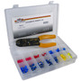 Pico 0003-T  231 Piece Solderless Electrical Terminal Assortment Kit with Crimping Tool in Plastic Kit Box Image 0