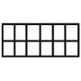 Pico 0010A  7" x 4-1/2" x 1-1/2" Empty 12 Compartment Flex Plastic Kit Box Image 1