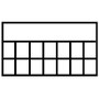 Pico 0011A  10-3/4" x 7" x 1-1/2" Empty 15 Compartment Flex Plastic Kit Box Image 1