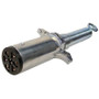 Pico 0708PT  Metal 7-Pole 40 Amp Male Plug Electrical Connector with Cable Guard Spring Image 0