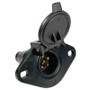 Pico 0728A  Plastic 6-Pole 35 Amp Female Socket Trailer Electrical Connector with Boot 20 per Package Image 0