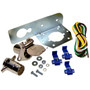 Pico 0740PT  4-Pole Round Trailer Wiring Electrical Connector Kit with Mounting Bracket Image 0