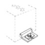 Pico 0858PT  Battery Base Clamp End Mount Compatible with Ford Style 1 Per Package Image 1